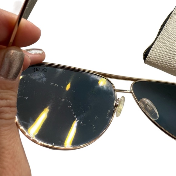 Quay Pol 154 high key 126 6414 145 mirrored sunglasses - Picture 4 of 8